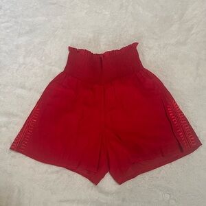 Sachin and Babi Women's Red Shorts
